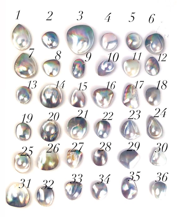 Mabe Tahitian pearls, 100% Natural Color, blister pearls, Tahiti Mabe,  SKU # 070767