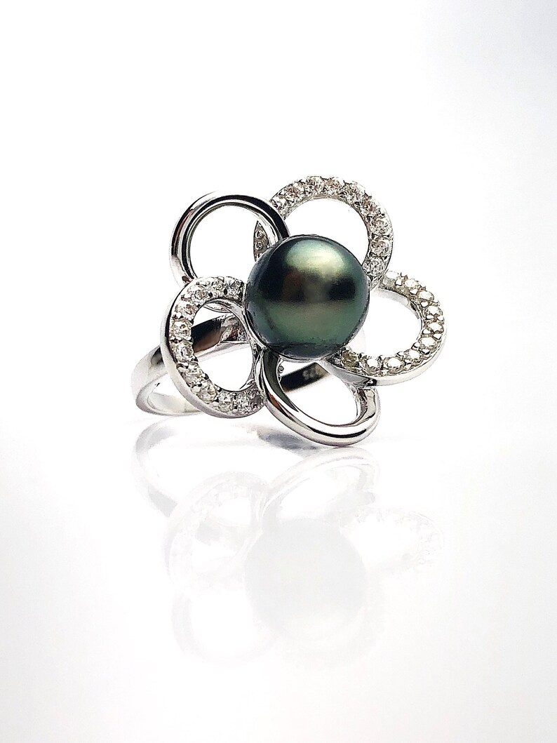Sterling Silver Pearl Ring Setting Setting only No pearl included. SR01