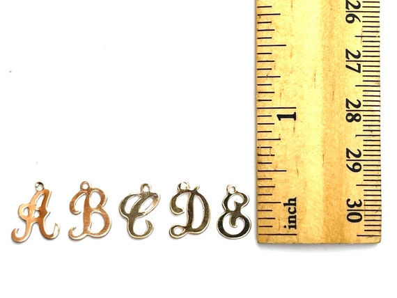 14K Solid Gold Initials / Letters