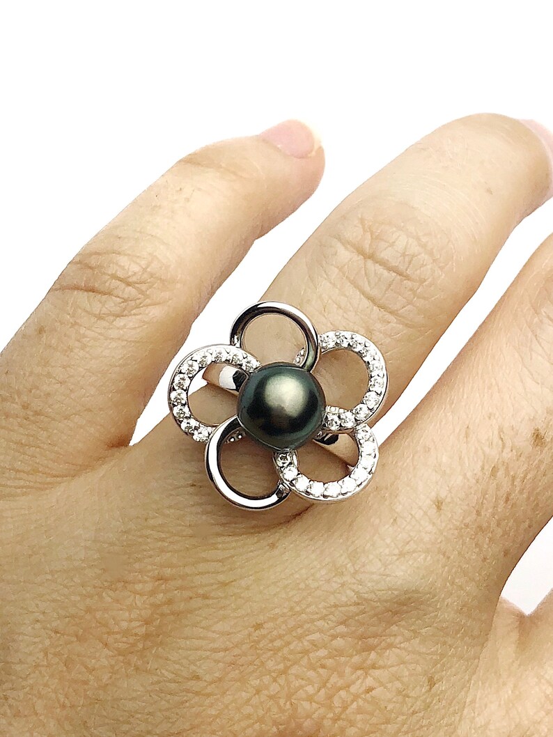 Sterling Silver Pearl Ring Setting Setting only No pearl included. SR01