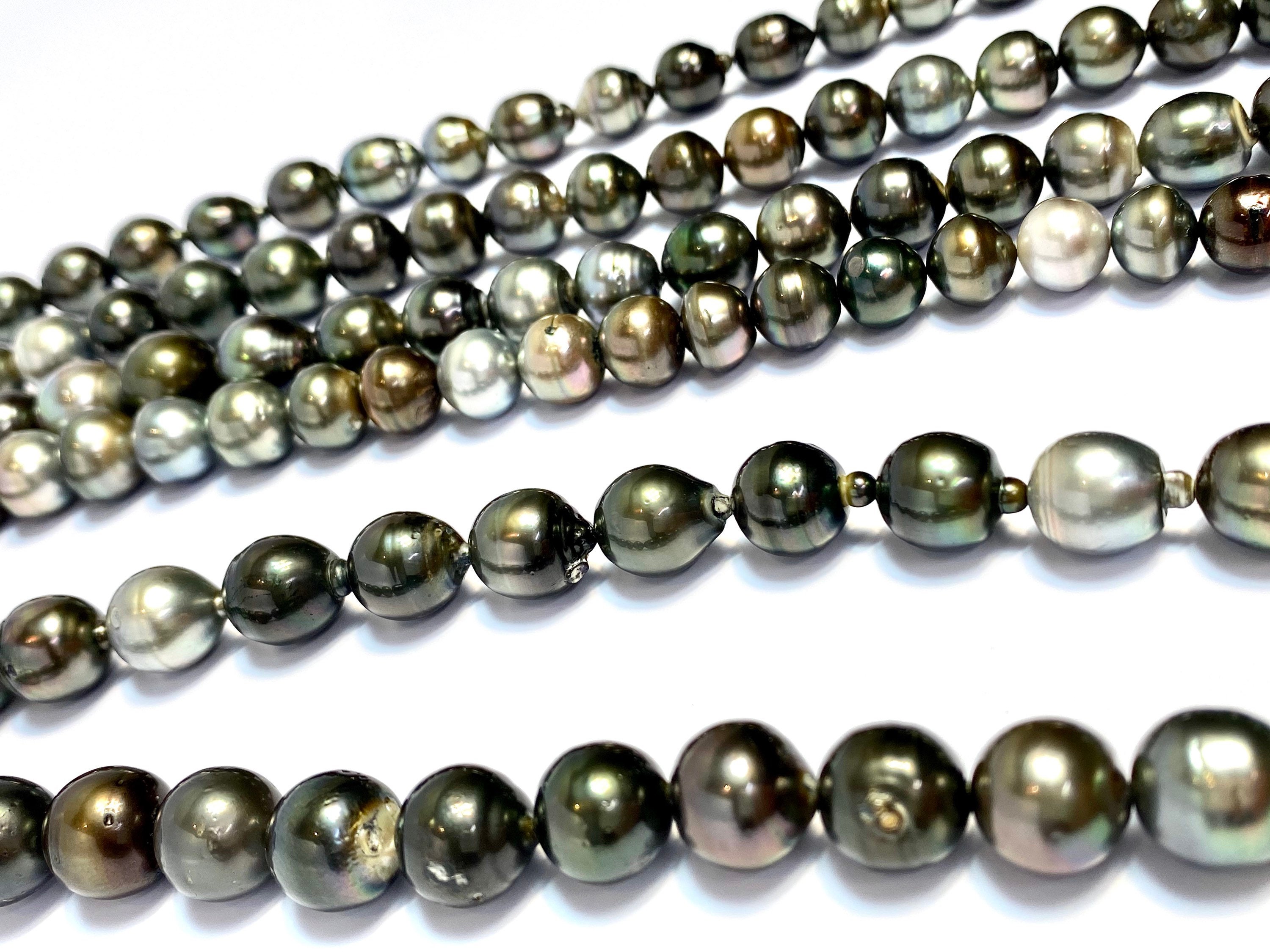 14mm BIG Glimmering Tahitian Pearl Strands, Tahiti Pearls, Large Pearls