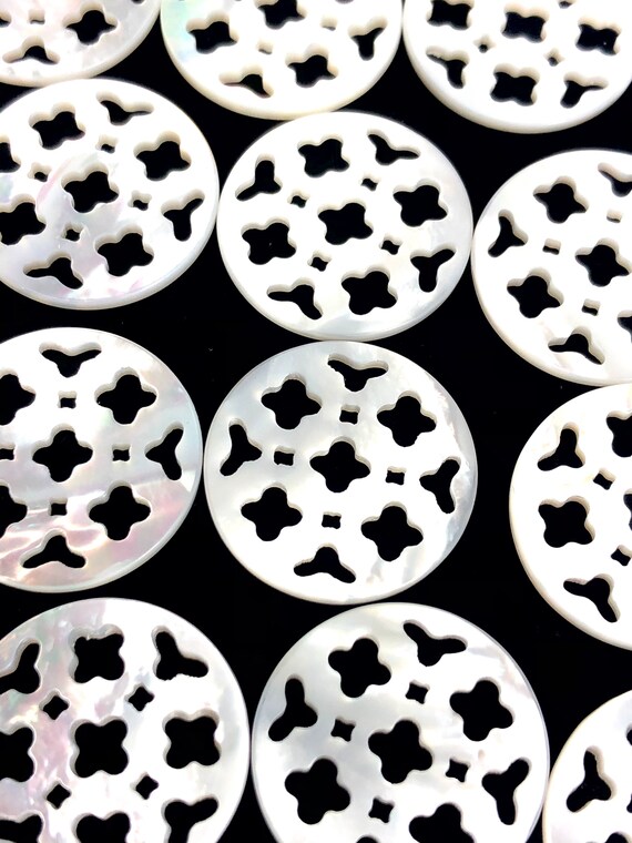 White South Sea Mother Of Pearl Beads Sku#M543