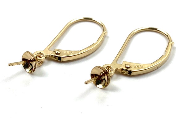 14K solid yellow gold continental clip, SKU# 226A-14-Y