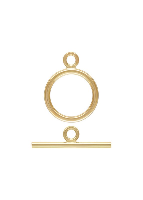 11mm Ring Toggle Set (1.3mm wire) GP, 14k gold filled. Made in USA. #4002034SET