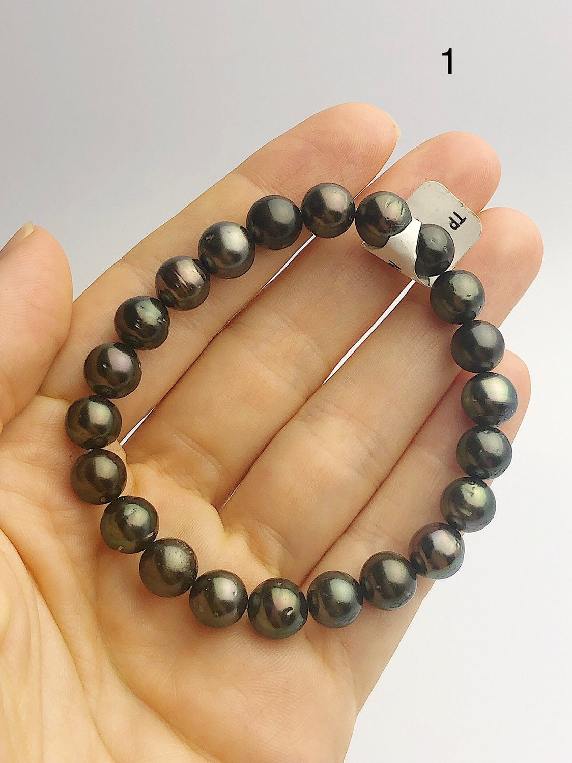 HALF OFF SALE - Tahitian Pearl Bracelets (709 No. 1-6)