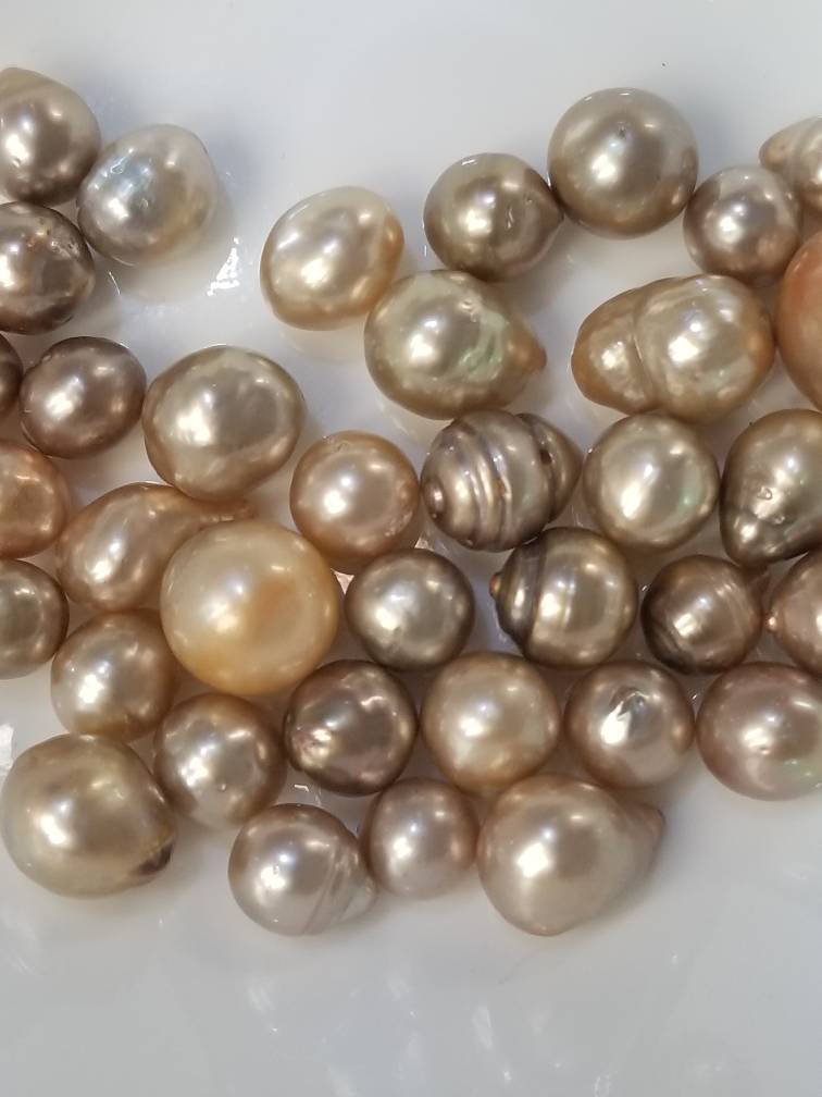 Peaches and Cream, Tahiti Pearls, Tahitian Pearls, 815mm sizes