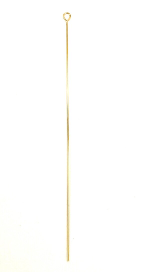 14KGF Eyepin .20”x3.00” 23ga , Sku#320C-3.00