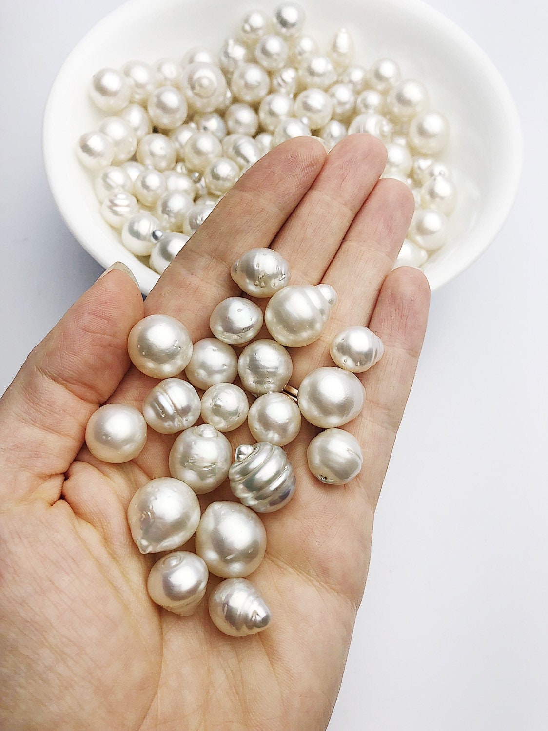 10 19mm White South Sea Loose Pearls Drops 10mm 19mm AA Quality 946 Etsy