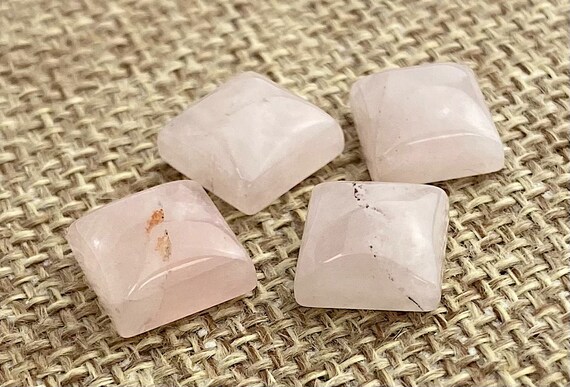 Pink Quartz Square Cabochon Sku#M1810