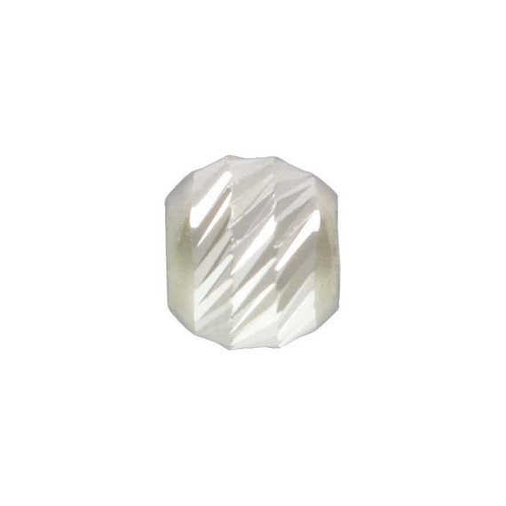 2.0mm Multi-Cut Bead 0.9mm Hole, Sterling Silver. Made in USA. #5004620D25