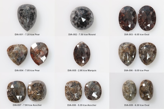 Natural Diamonds, Choose  (DIA-001 to 009)