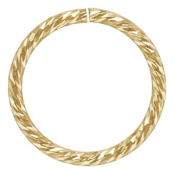 Open Sparkle Jump Ring 0.89x9.8mm,14k Gold Filled, #40045071P1