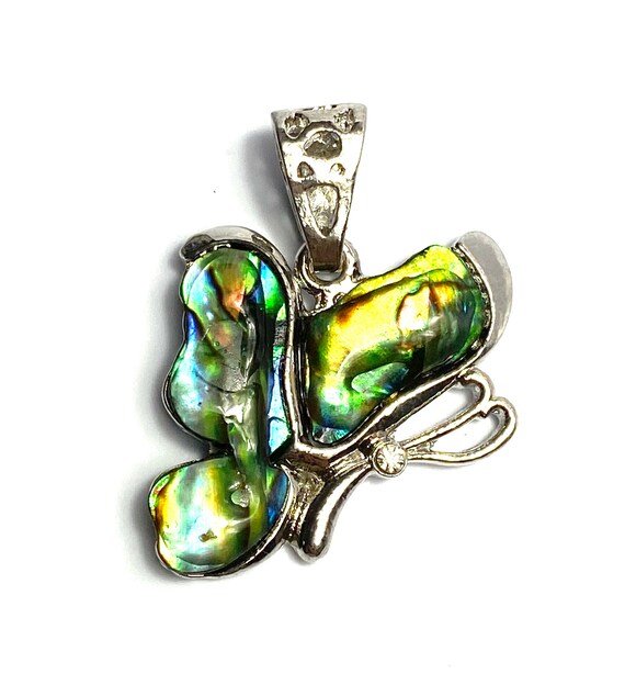 Butterfly abalone mother of pearl pendant, SKU#M980