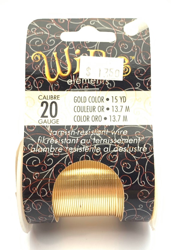 Gold, Silver, Rose Gold, Copper Color Tarnish - Resistant Wire 20 Gauge
