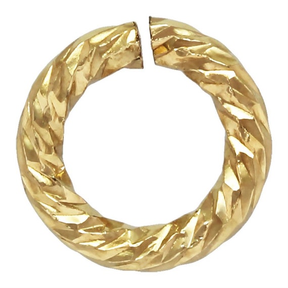 Sparkle jump Ring 0.76x4mm, 14k Gold Filled, Sterling Silver, 14k Rose Gold Filled, #4004460P1