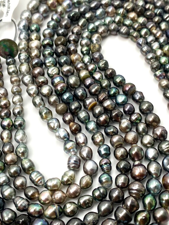 Tahitian Keshi pearl strand , SKU# 11132