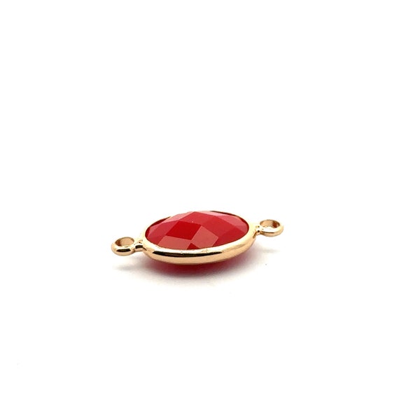 Red crystal charm M2143