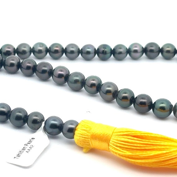 100% natural GOLDEN Tahitian pearl strand, SKU#TYG107