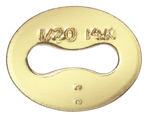 Italian Quality Tag, 14k gold filled. Made in USA. #4003781