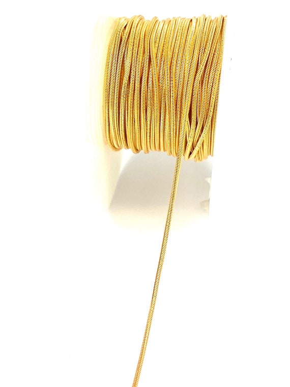 14KGF 1mm Snake Chain