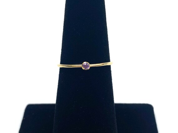 Beautiful 14KGF Amethyst ring , 14K gold filled, Sku# 4020R7M2