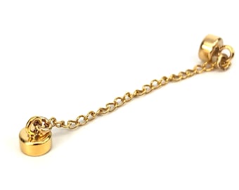 40mm Curb Safety Chain w/Magnetic Clasp Sku#401267540M