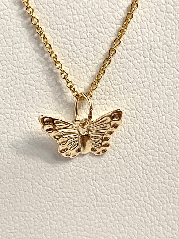 Butterfly Pendant 14k Gold, style 243 C