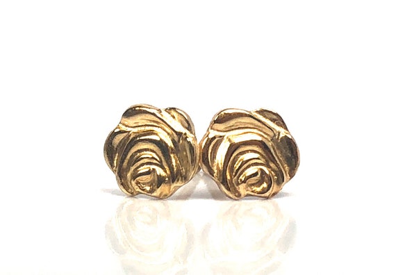 Stunning 14KGF rose stud earring , 14K gold filled ,SKU # 1026-4