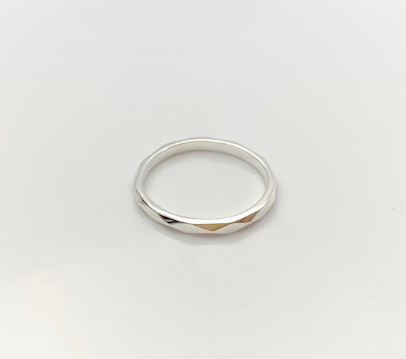 Sterling Silver Hammered Ring