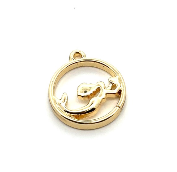 3D mermaid charm, SKU#M3418