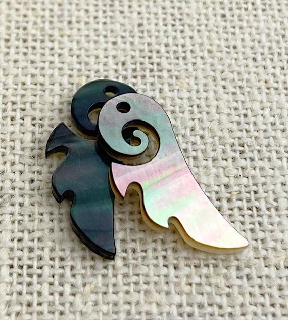 Mother of Pearl Wing Charm