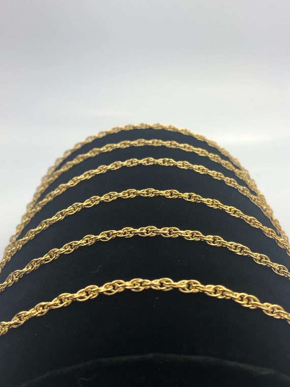 14KGF 3.4mm  Double Rope Chain , Sku#S605