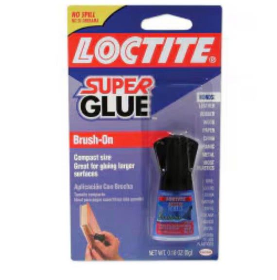 Brush on Loctite super glue, 5 gram, SKU#SG26441