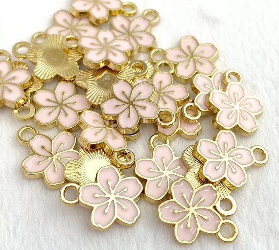 Gold Plated Flower Charm Sku#M3102