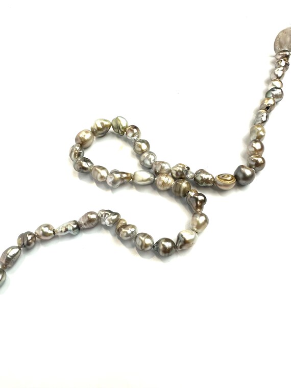 Tahitian keshi pearl strand, SKU#KESHI813