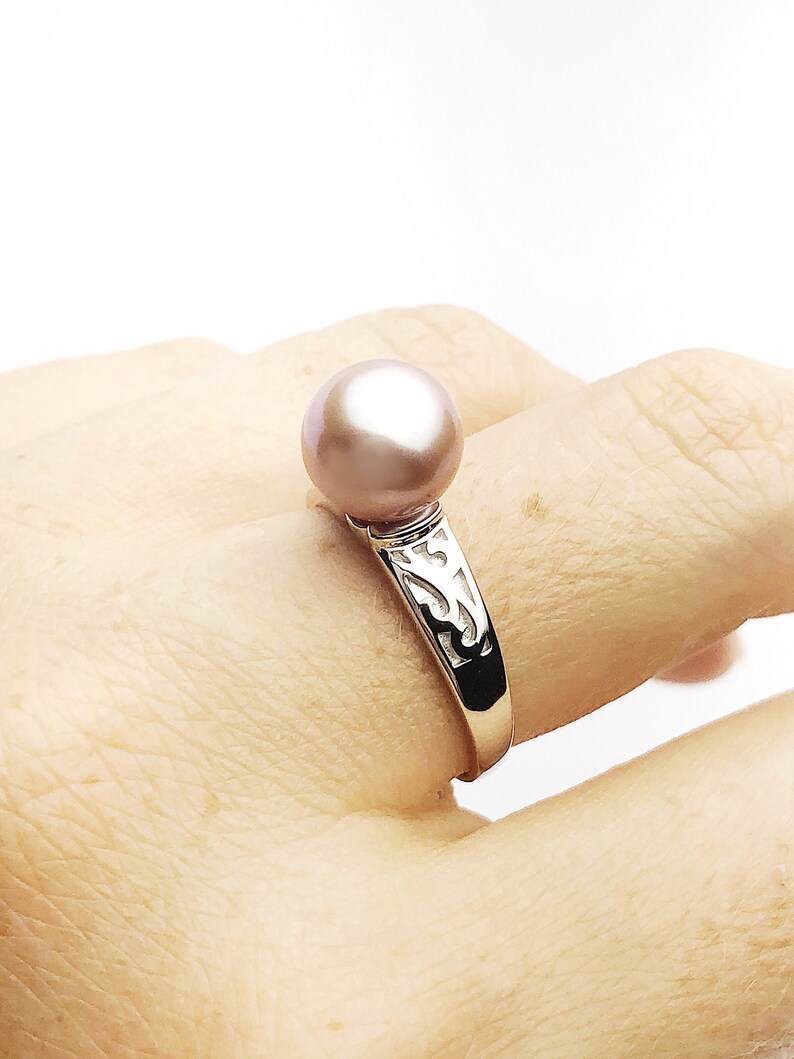 Sterling Silver Pearl Ring Setting SR08. Setting Only. No - Etsy