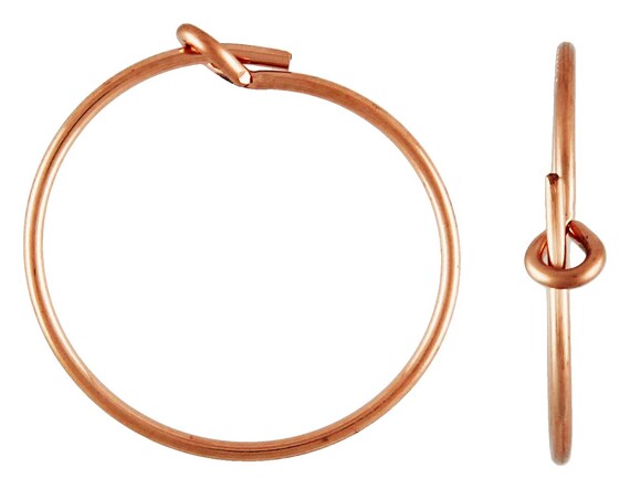 70x15.0mm Wire Beading Hoop, 14k gold filled. Made in USA #4811802