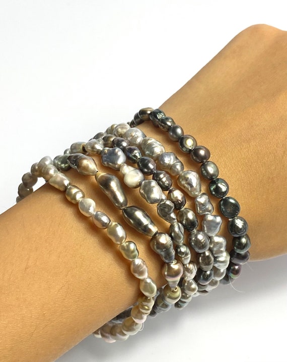 Tahitian Keshi bracelets, SKU#11194