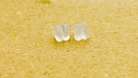 5mm Butterfly, 50 pcs, Silicon Backings..Style 4