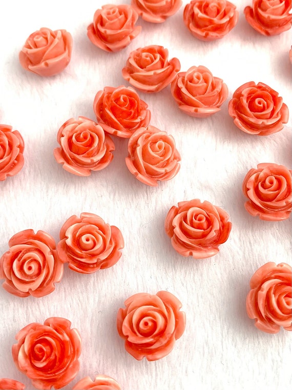 Mother of Pearl Rose Bead Sku#M705