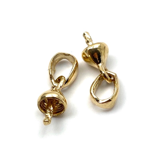 14K solid yellow gold bail , SKU# TP-022