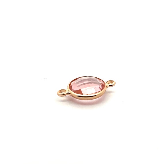 Pink crystal charm M2148