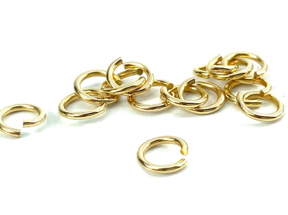 14K Solid Gold 5mm Jump Ring, Sku#1-41-2005