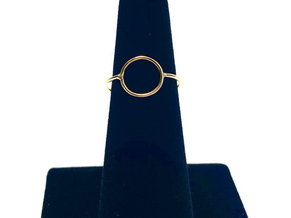 Beautiful 14KGF circle Wire ring , 14K gold filled , Sku # 040 Ring #7 W/620 -0