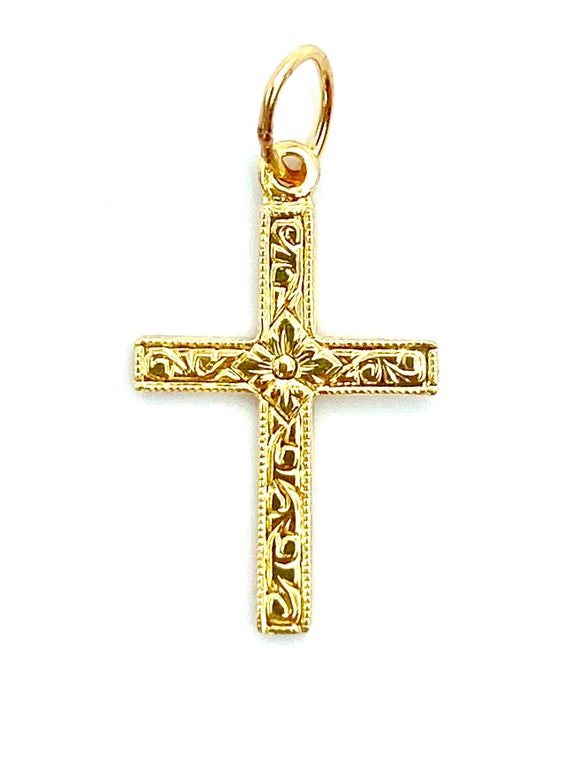 Cross Charm , Sku#1673-C