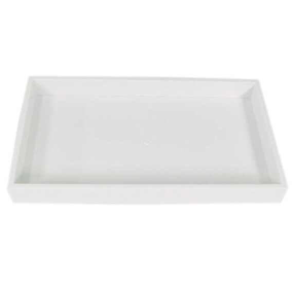 White Small Leathered Tray