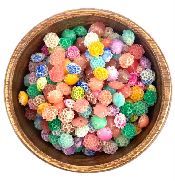 Mother Of Pearl Small Flower Beads, Sku#M440