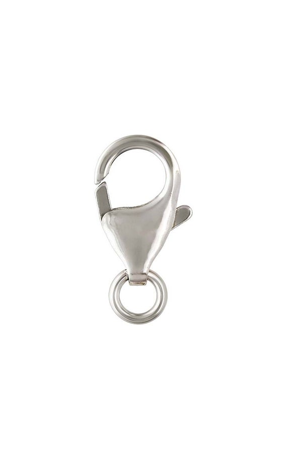 Large Trigger Clasp w/Ring (7.0x12.0mm), Sterling Silver. Made in USA. #5001870R