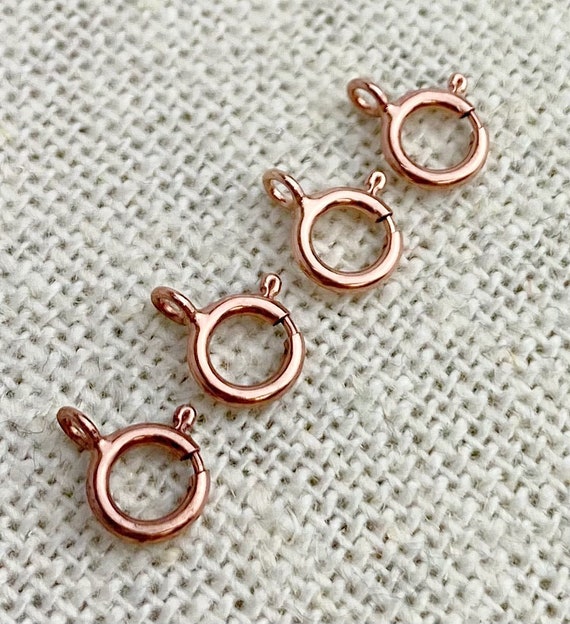 Rose Gold Filled Spring Ring Light w/Closed Ring 5.5mm