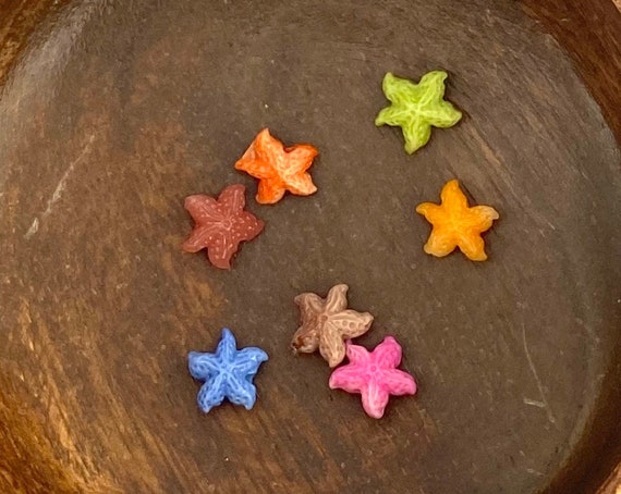 Mother Of Pearl Starfish Beads, Sku#M679